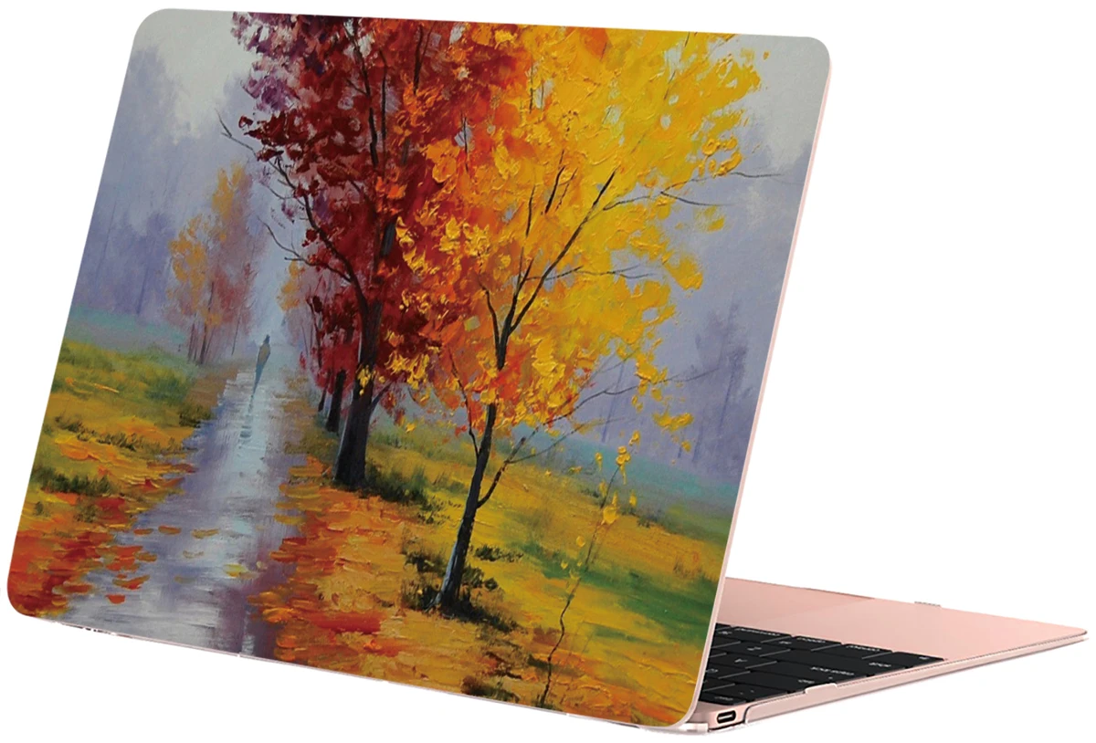 Чехол Sykiila для Macbook Air 11 13 Pro 12 13 15 чехол картина маслом оболочка A1706 A1707 A1989 Сенсорная панель Гог мрамор