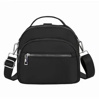 women shoulder bag handbag waterproof nylon crossbody bags travel school message bag for female ladies solid zipper pack tote