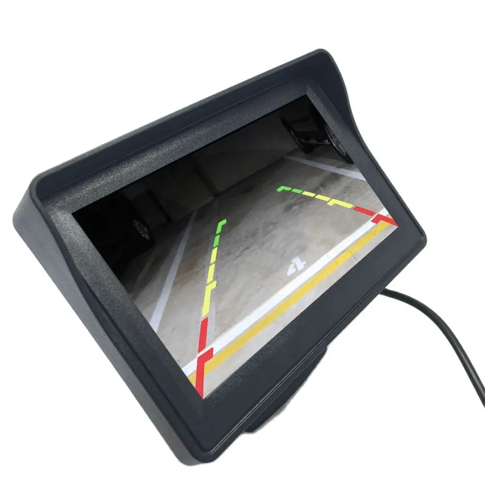 TFT ЖК-дисплей 4 3 дюйма экран для камеры заднего вида Автомобильный дисплей