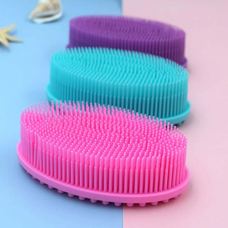 

1Pc Silicone Head Body Scalp Massage Brush Comb Shampoo Hair Washing Comb Shower Brush Bath Spa Slimming Body Massage Brush