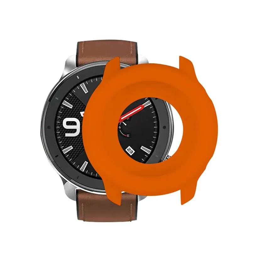 Для Amazfit GTR Чехол Мягкий ТПУ полный Чехол защитный бампер Рамка протектор для Xiaomi Huami Amazfit GTR 47 мм аксессуары для часов