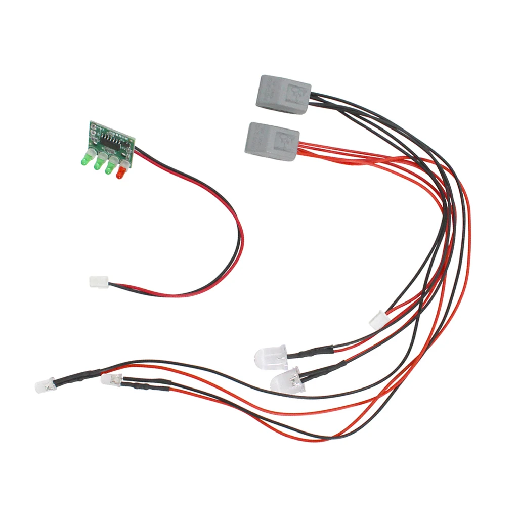 

LED Lights Set + Battery Indicator Module Board Fit For V007 RC Boat