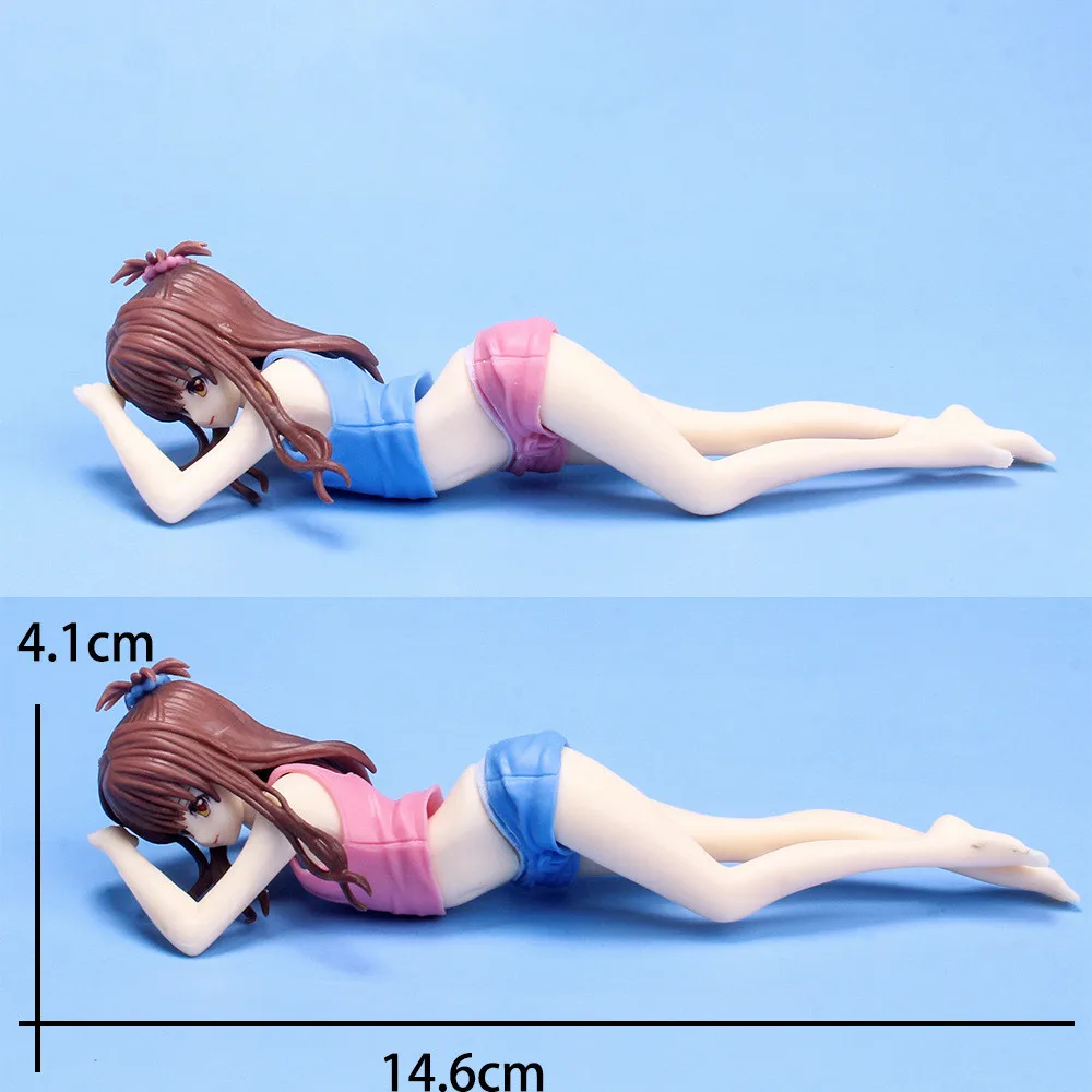 

Japan Cute Girls To Love Ru Darkness Yuuki Mikan Figure PVC Action Figure Anime Collectible Model Toys Doll 20CM for children