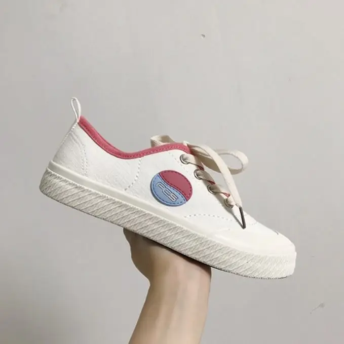 Текстильные туфли для женщин и студентов Корейская версия низких кроссовок