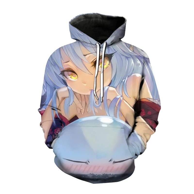 Толстовка Tensei Shitara Slime Datta Ken толстовка с капюшоном из аниме I Time Get Reincarnated as a