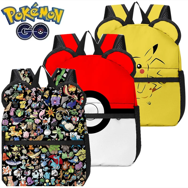 Школьные ранцы с покемоном рюкзаки искусственные фигурки аниме детские сумки