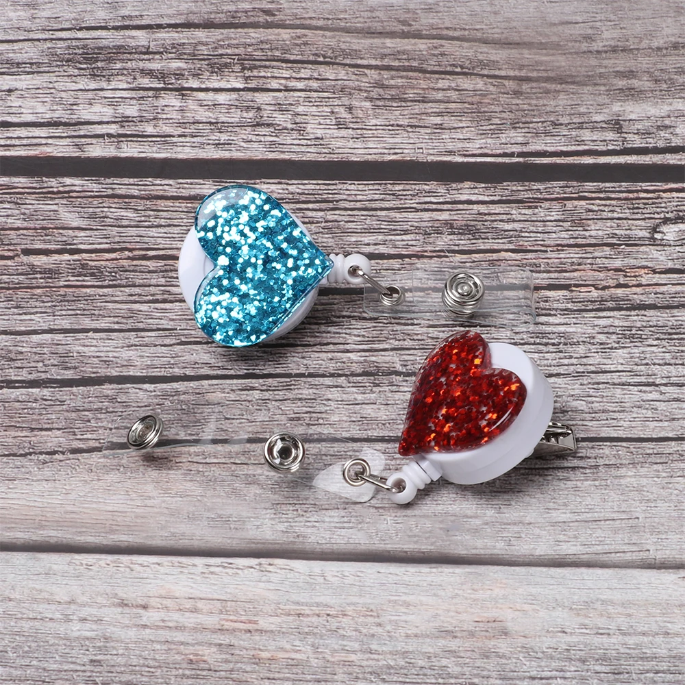 1 шт. выдвижной значок медсестры катушка Клип Модный горный хрусталь аксессуар