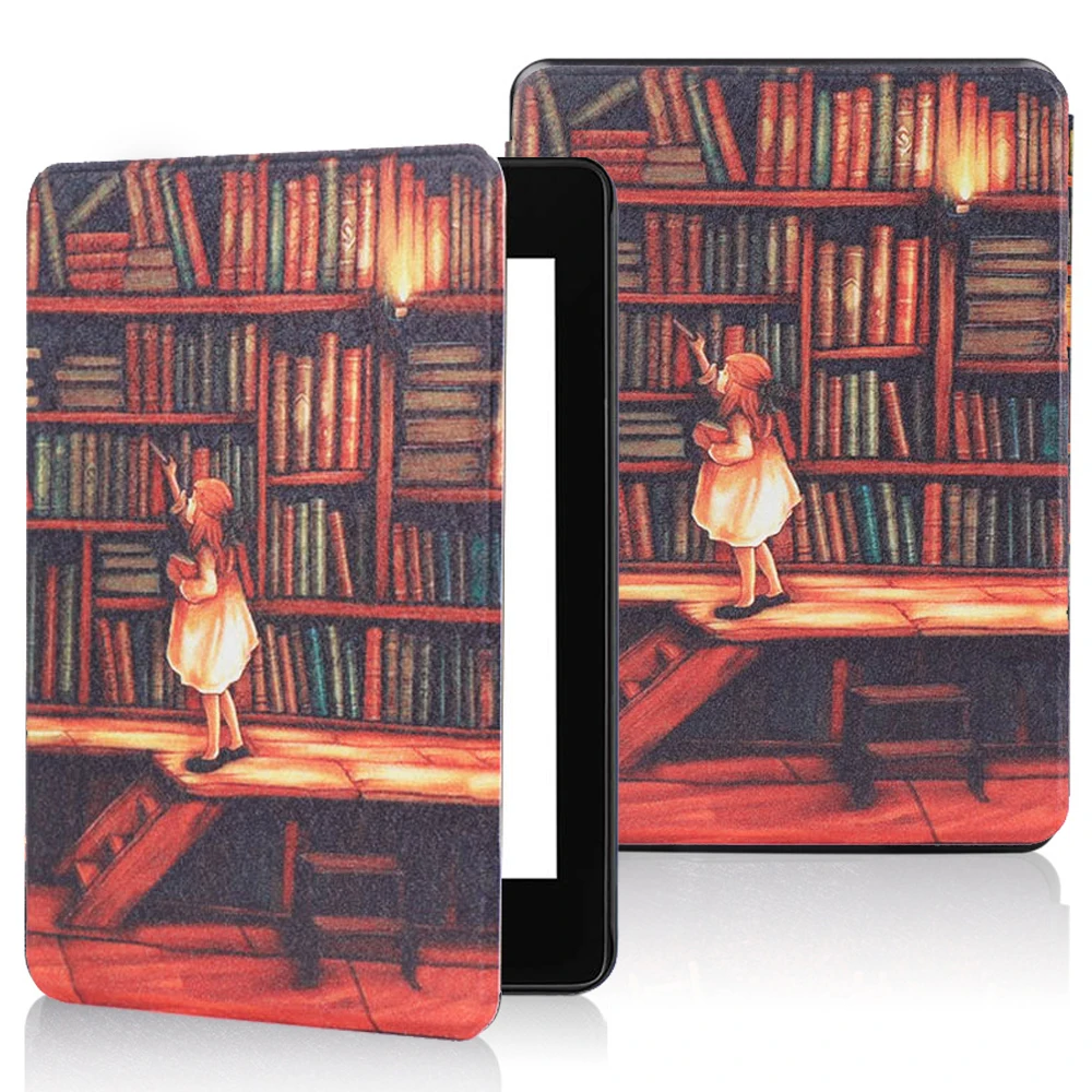 Новинка, умный чехол Kindle Paperwhite, ультратонкий Магнитный чехол из искусственной кожи, защитный чехол для Amazon Kindle Paperwhite 1/2/3 - Цвет: 10