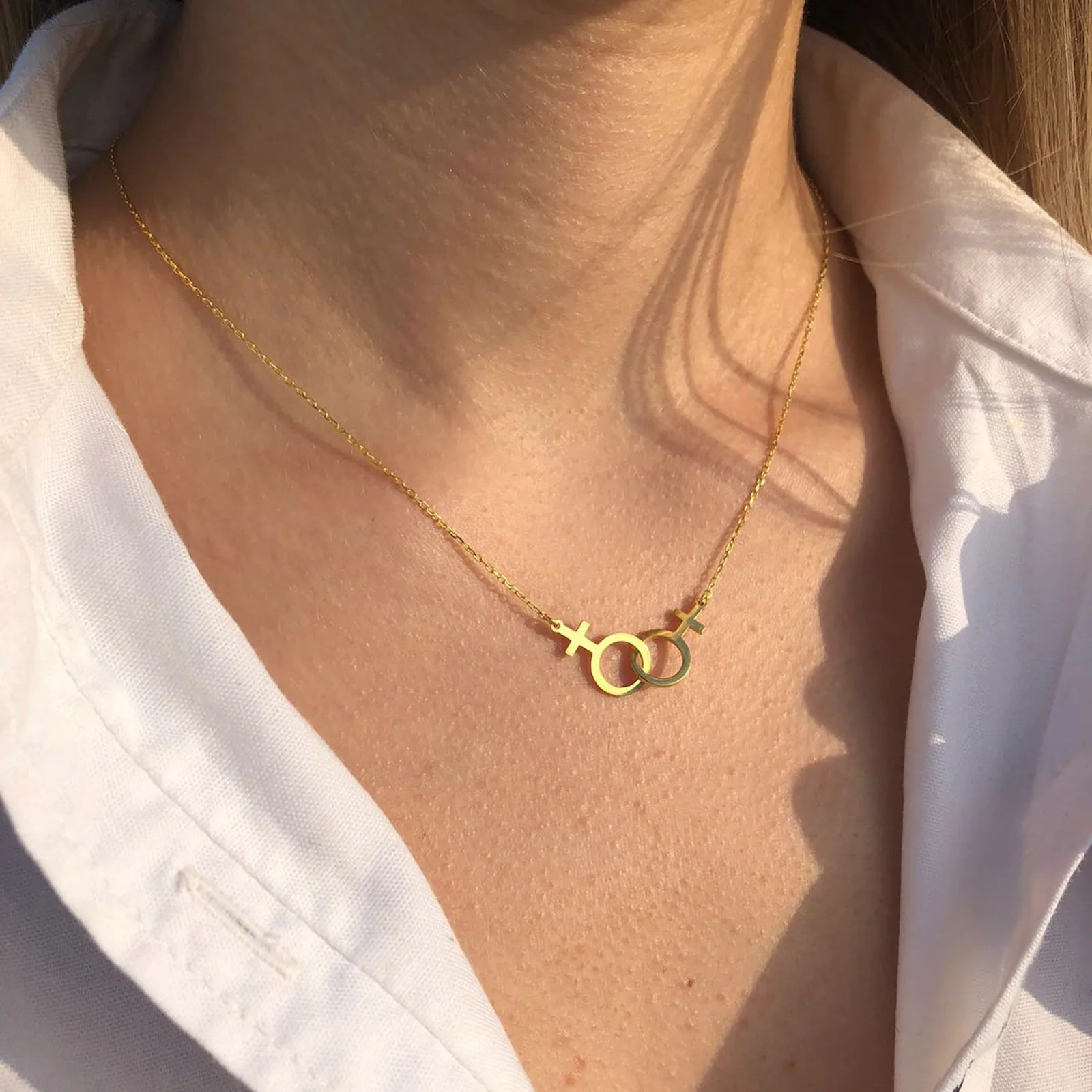 2 шт. ожерелье на День святого Валентина ювелирные изделия гордость Святого