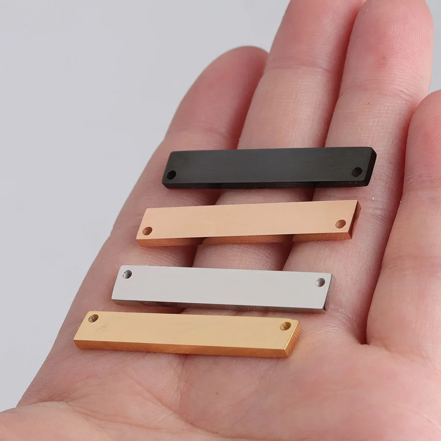 

10 шт., ярлыки из нержавеющей стали для изготовления ювелирных изделий