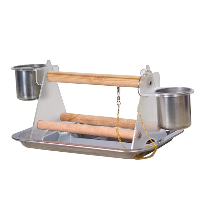 Стоячие клетки Птичье гнездо Дом домик клетка подачи попугай играть аратинга