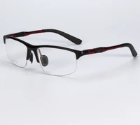 men fashion simple ultralight al mg alloy half rim custom made myopia glasses 1 to 6 and reading glasses 1 to 4