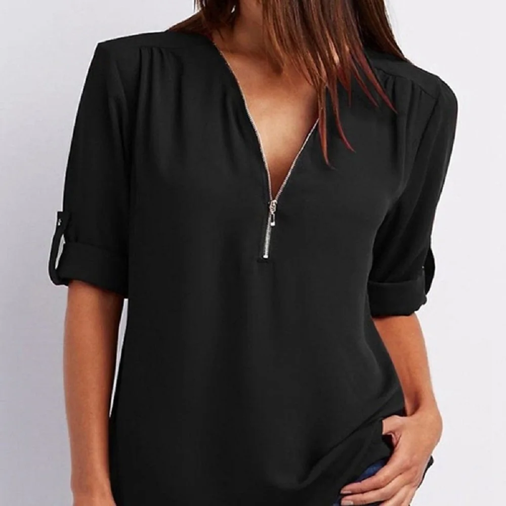 

Women Yoga Shirts Fitness Short Sleeve Breathable sportwear Front Top Zipple Gym Loose Clothes Women Running Quick-dry T-shirts