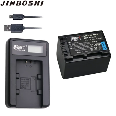 1X B and Charger 4 шт. NP-FV70 NP FV70 NPFV70 Замена батареи и ЖК-дисплей USB Зарядное устройство для sony NP-FV50 FV30 HDR-CX230 HDR-CX150E HDR-CX170 CX300 - Цвет: 1X B and Charger