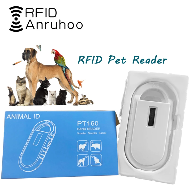 Считыватель микрочипов Fdx-B портативный Rfid-считыватель ПЭТ-метки 134 2 кГц