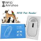 Считыватель микрочипов Fdx-B, портативный Rfid-считыватель ПЭТ-метки, 134,2 кГц, перезаряжаемый транспондер, сканер Iso117845 значки с животными