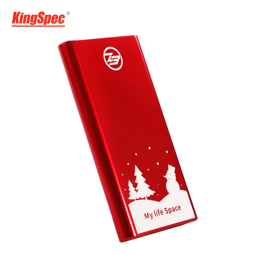 KingSpec портативный SSD Внешний жесткий диск 1 ТБ 120GB 240GB 512GB type-c USB 3,1 внешний SSD 1 ТБ HDD для портативных ПК на Рождество