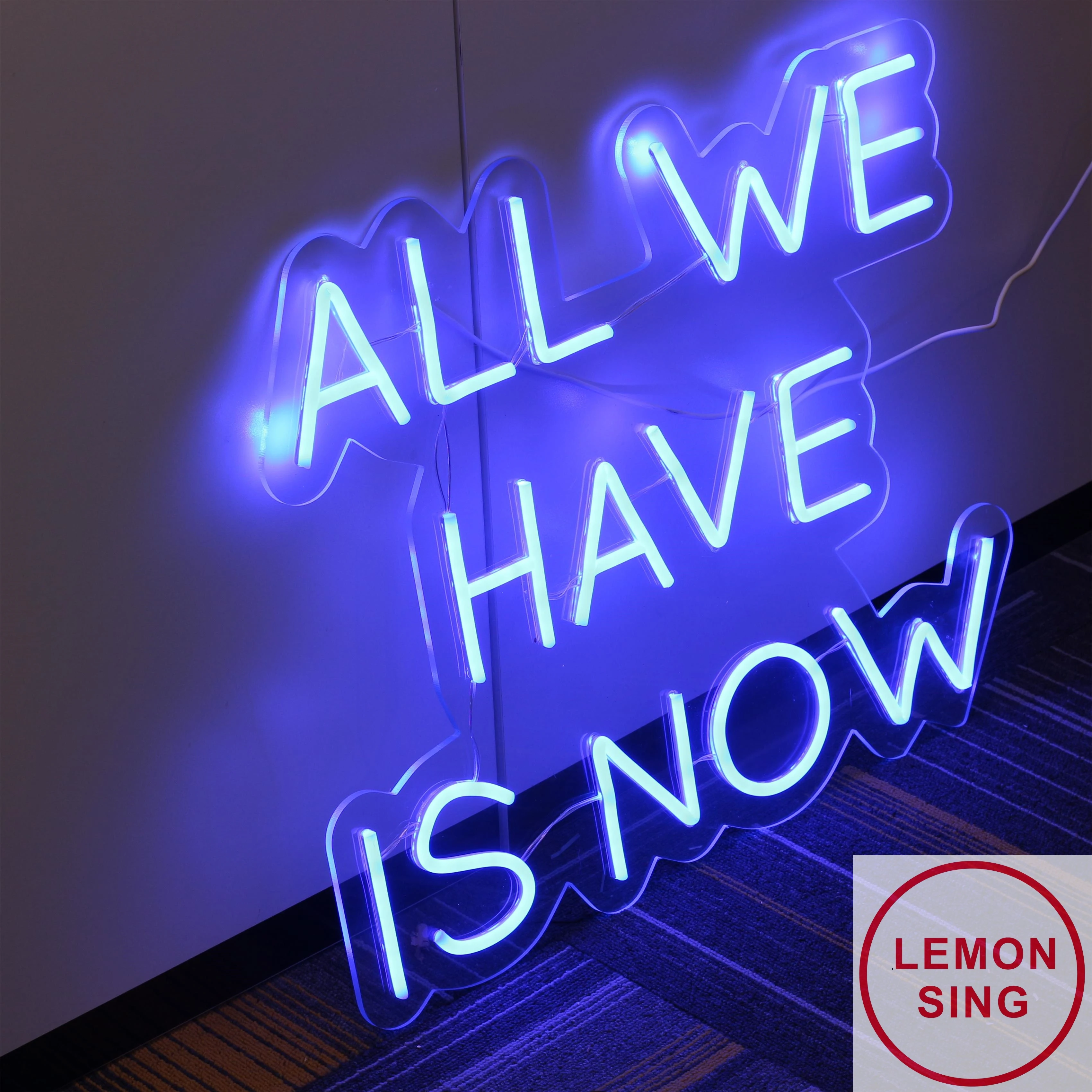 

All We Have Is Now Neon Signs for Bedroom bar Decoration holiday party Light Led Custom Lights Custom Neon Wall Decor