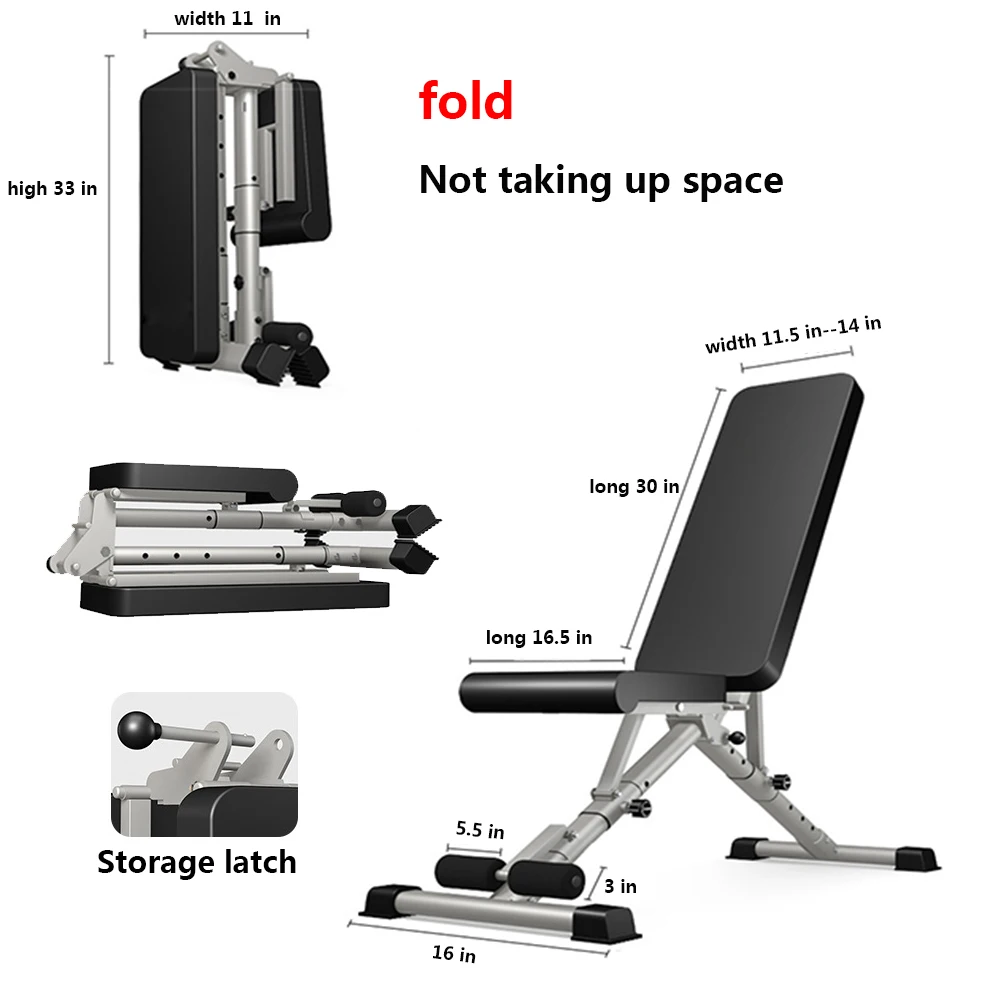 Высококачественный табурет для гантелей складной домашний Регулируемый