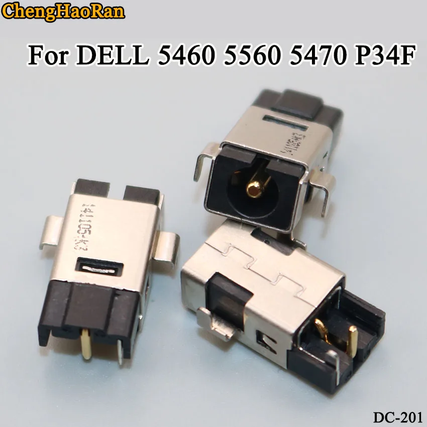 

ChengHaoRan 2pcs/lot For DELL 5460 5560 5470 P34F Power Connector Charging Socket Hole Power Head DC JACK