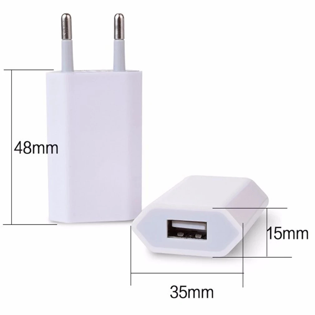 USB-зарядное устройство для iPhone X 8 7 4 Φ 5 6 6S Plus зарядное iphone настенный адаптер