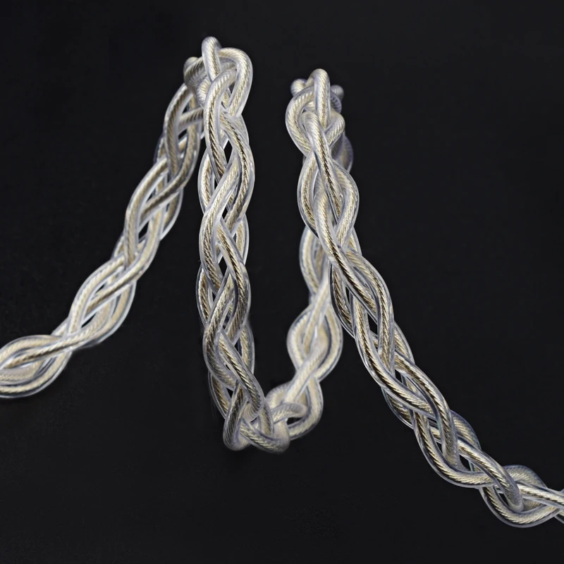 NiceHCK SilverDay 5N посеребренный кабель для наушников OCC 3 5/2 5/4 4 мм MMCX/2Pin/QDC Lofty Topguy MK3 EBX21