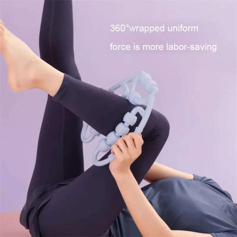 

Annular leg leg roller massager thin legs artifact reduction muscle thick legs student female yoga beauty leg equipment