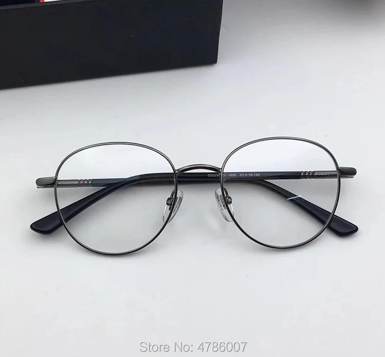 Luxury Brand Designer Optical Eyeglass Frames Retro Round Women Prescription Men Eyewear with original box | Аксессуары для одежды