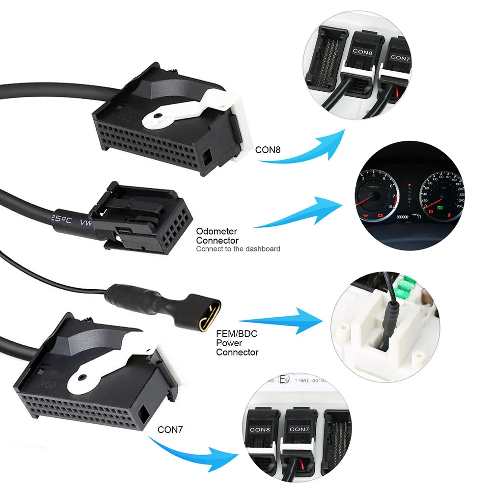 GODIAG тестовая платформа kEY Pro адаптер для BMW FEM/ BDC Программирование с кабелем OBD2 к
