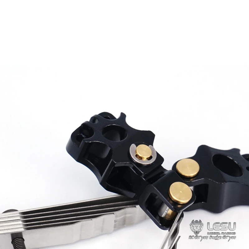 Поднятая LESU 9 мм металлическая передняя подвеска для 1/14 RC TAMIYA Arocs B99 3348 самосвал