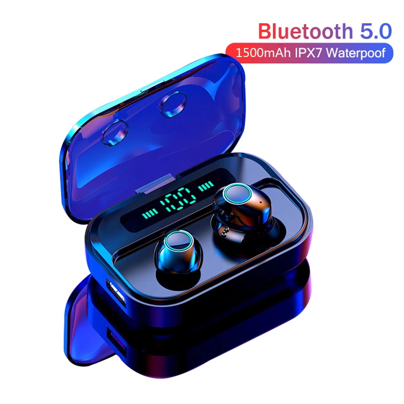 Мини M7 гарнитура TWS Bluetooth 5,0 стерео истинные беспроводные наушники спортивные наушники aptX гарнитура громкой связи игровая гарнитура с шумоподавлением