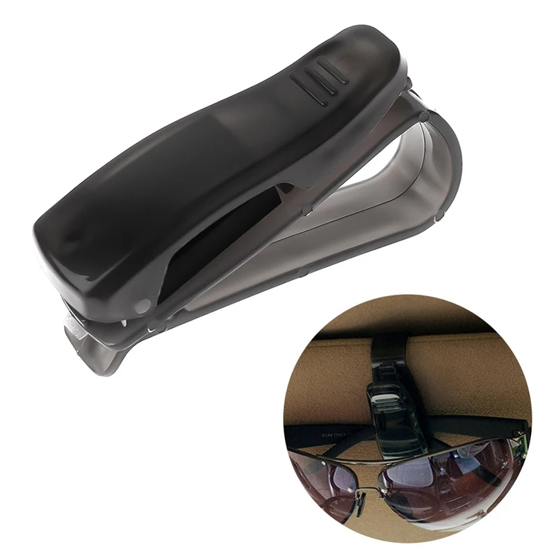 

Auto Fixing Clip Auto Accessory ABS Vehicle Sun Visor Glasses Glasses Holder Ticket Clip Rearview Mirror Glasses Clip Universal