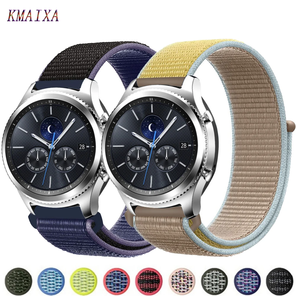 Gear s3 Frontier ремешок для samsung Galaxy watch 46 мм активный 2 42 мм amazfit ремешок Bip 20 мм 22 мм ремешок для часов huawei watch gt ремешок