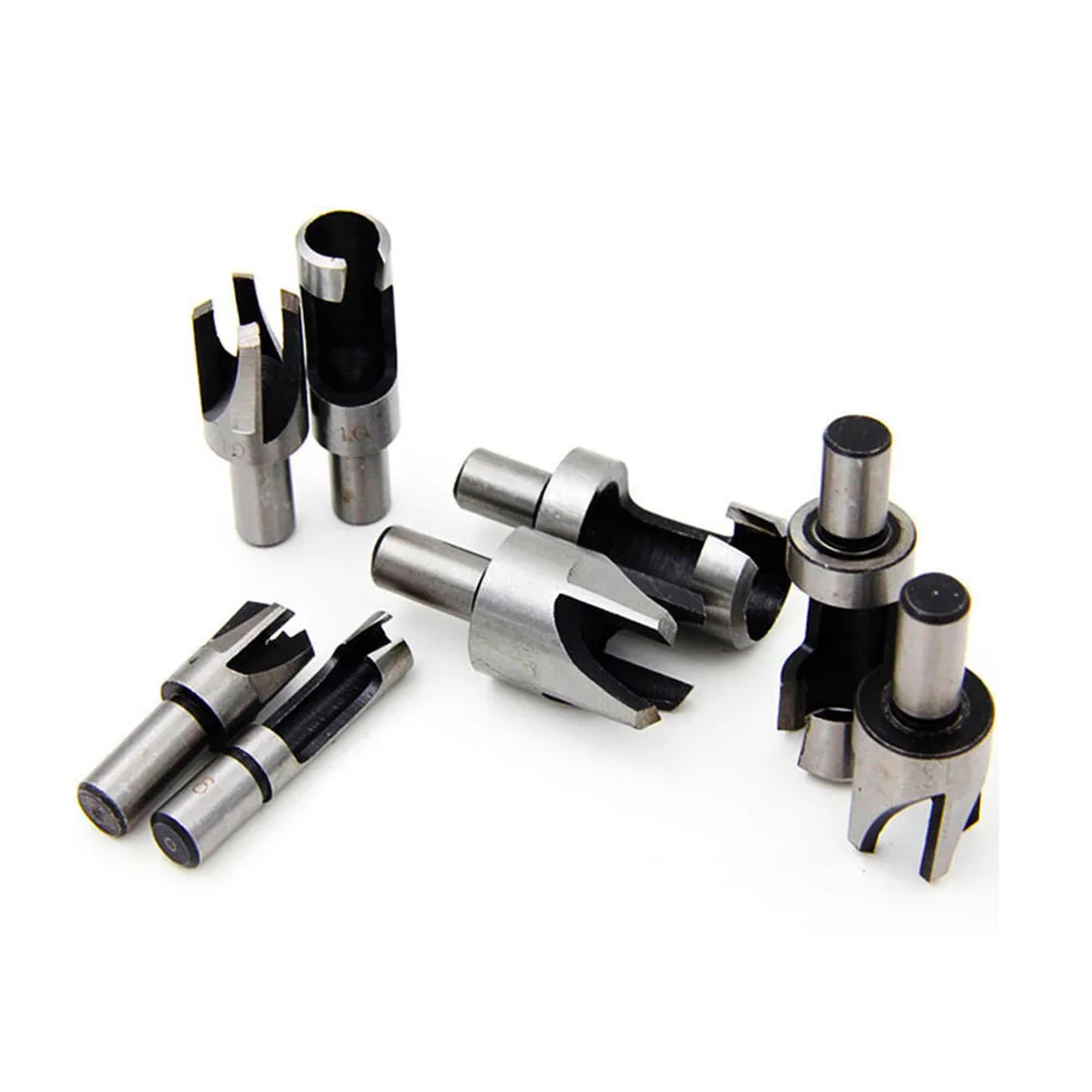 

OIMG 8 шт. отверстия из углеродистой стали, деревянная заглушка, деревообрабатывающий инструмент для открывания отверстий, режущий инструмент, набор сверл 6/10/13/16 мм