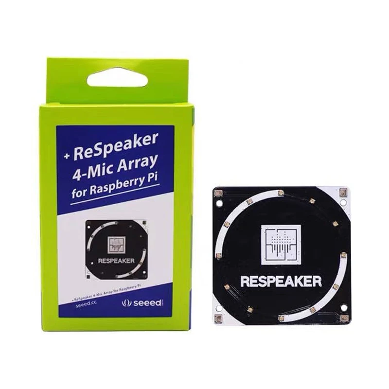 Raspberry Pi ReSpeaker 4-Mic массив микрофонов голосовой связи AI микрофон Плата расширения