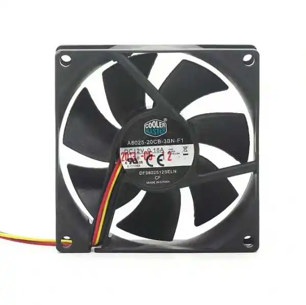 Вентилятор охлаждения для Cooler Master 8025 12 В 0 18 А 3p шасси бесшумный | Компьютеры и офис