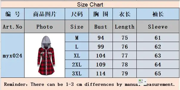

WEPBEL Blouse Spring and Autumn Cardigan Single-Breasted Pocket Long-Sleeved Blouse Women's Casual Hooded Plaid Slim-Fit Shirts