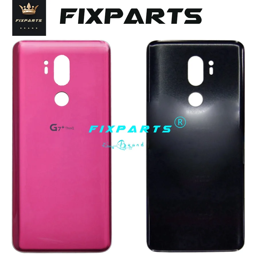 Стекло Батарея крышка для LG G7 ThinQ G7+ G710 G710EM сзади Корпус задний Чехол с клей Запасная часть для LG G7 подходит G7 один