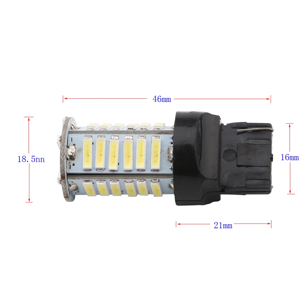 2шт 7443 36 SMD 7014 светодиодный светильник поворота автомобиля сигнальный Авто