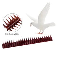 12pcs plastic bird spikes anti spur mat easy to install fence nails bird catcher bird thorns for outdoor skylight window gallery