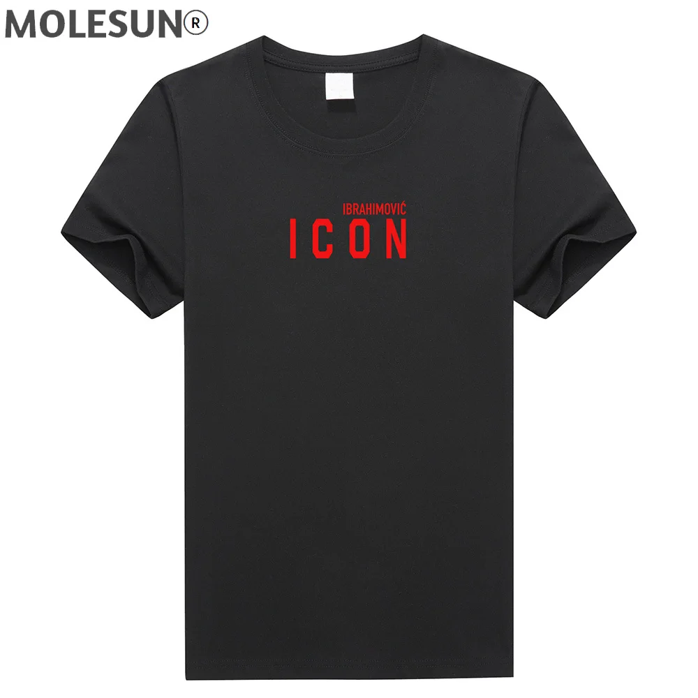 

Мужская хлопковая футболка с коротким рукавом, круглым вырезом и надписью