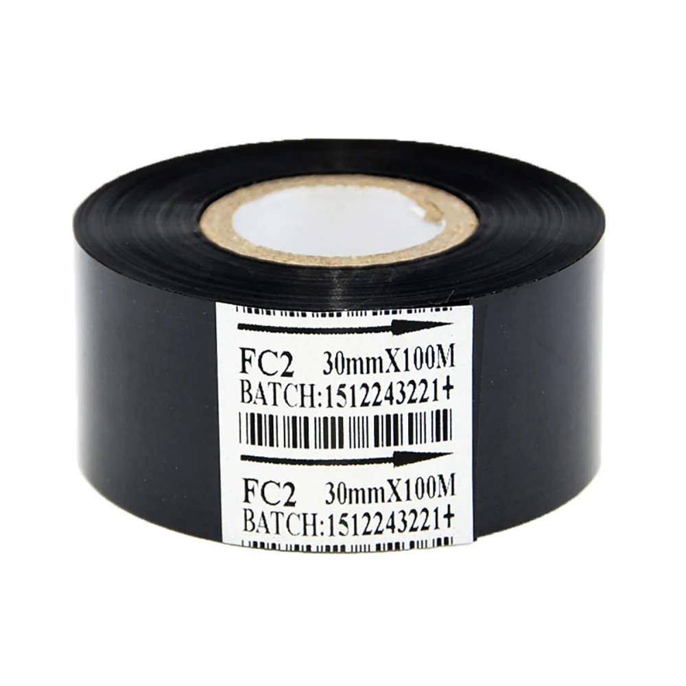 

Термолента для печатной машины, 30*100 м, аксессуар для принтера с датой, черная, Ширина 30 мм, для DY-8, HP-241B, бесплатная доставка