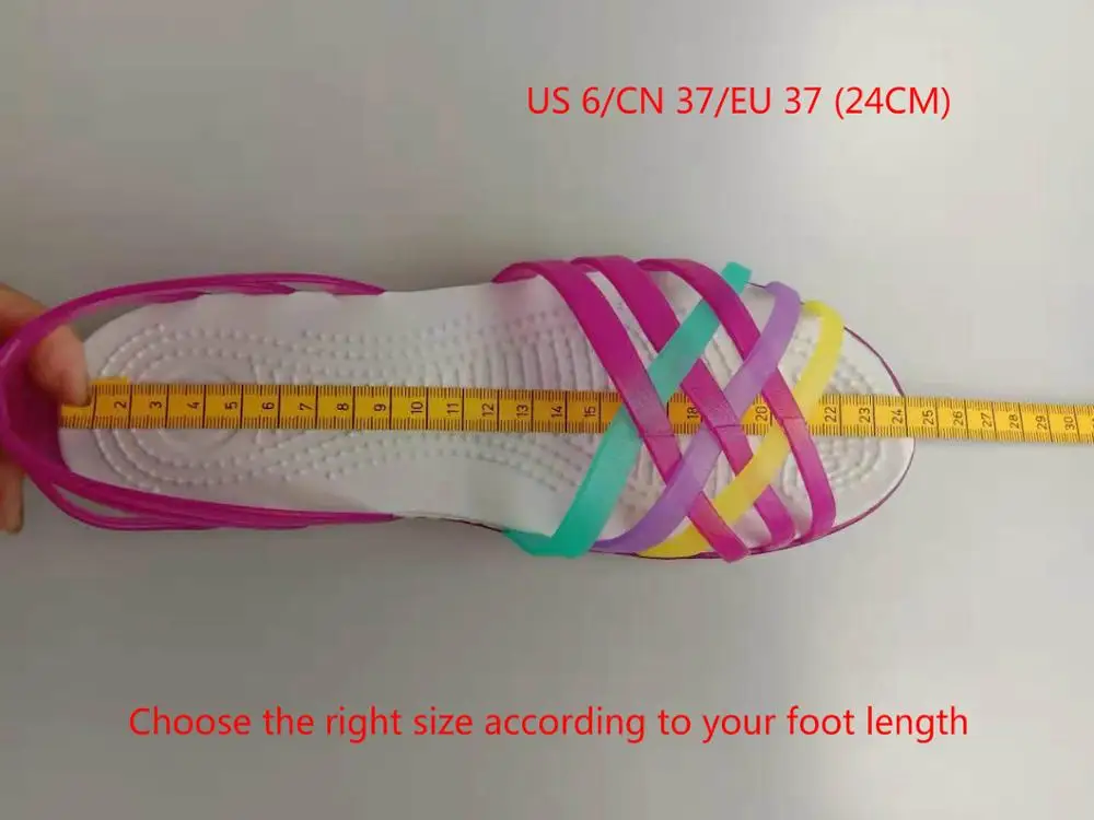 Новое поступление 2019 летние сандалии для женщин пляжная обувь желейные шлепанцы