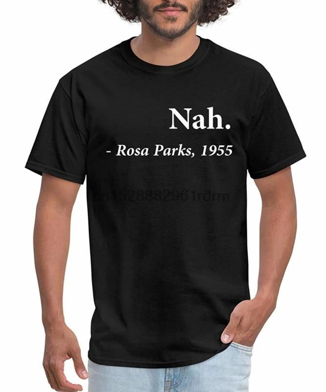 Нет. Rosa Parks 1955 Цитата Мужская футболка 9543|Мужские футболки| |