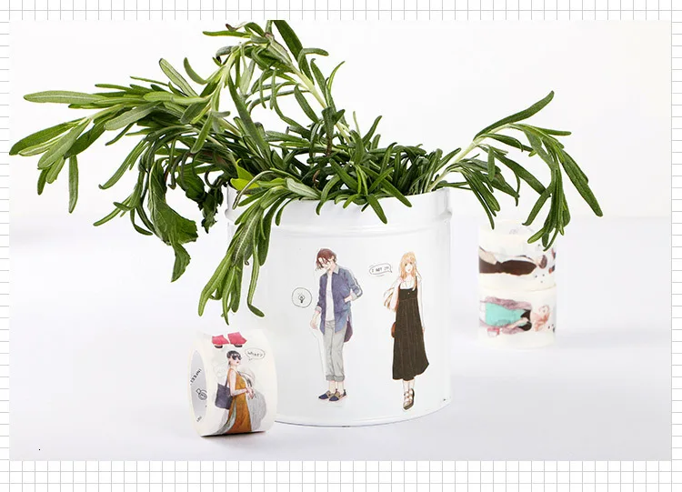 JIANWU green plant life декоративная лента васи Васи бумажная лента DIY Наклейка Скрапбукинг дневник наклейка kawaii школьные принадлежности