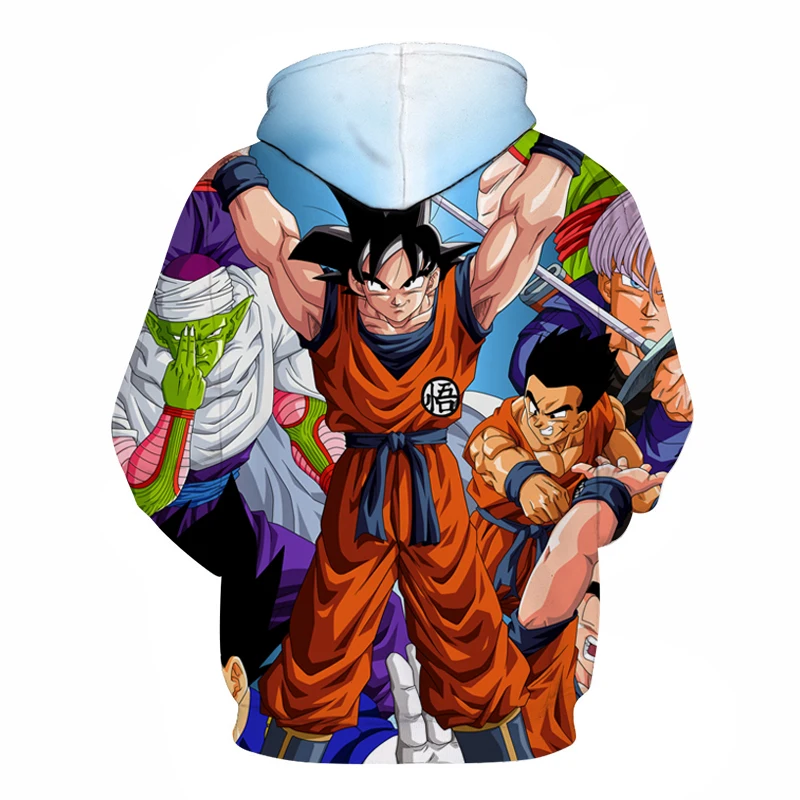 Dragon Ball Z Vegeta Resurrection толстовки для женщин и мужчин Аниме Толстовка Супер Saiyan Goku/Majin Buu/Piccolo/Cell DBZ Толстовка пальто
