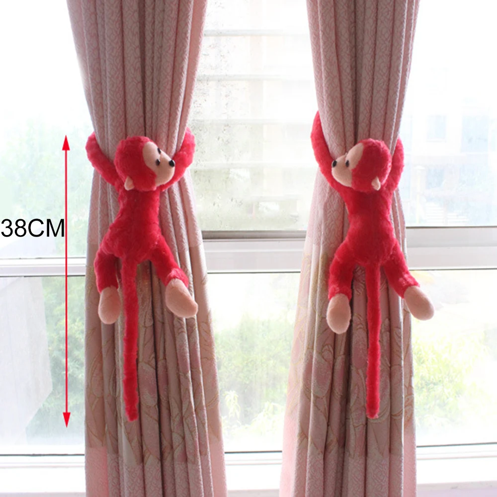 2 шт. занавес с рисунком цветка крысы обезьяны стойка для штор зажим крючка