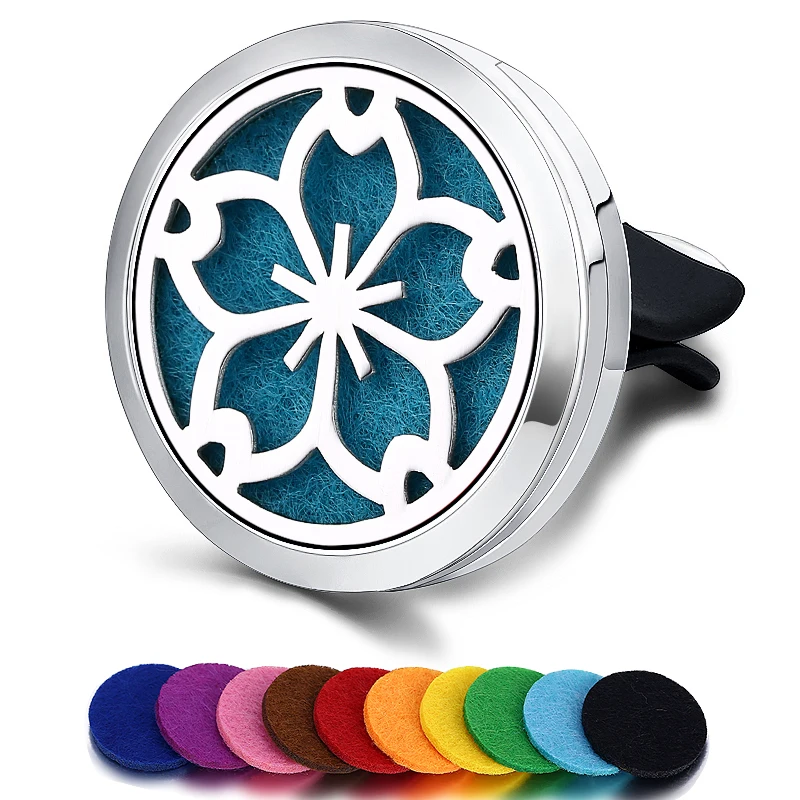 Автомобильный освежитель воздуха многоразовый с клипсой из нержавеющей стали |