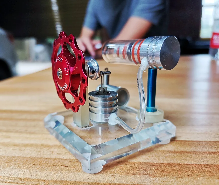 Миниатюрная модель механического двигателя шатуна научная строка