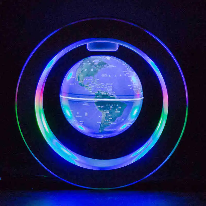 

6 Inch Creative Magnetic Levitation Floating Globe World Map the Best Desktop Decor Christmas Company anniversary gift